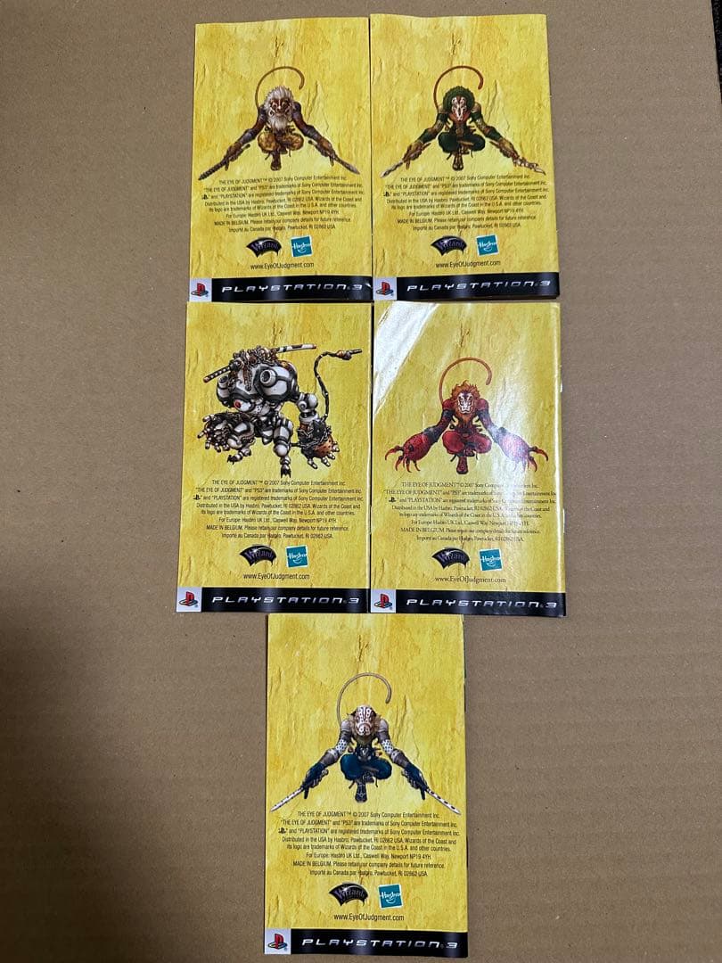 THE EYE OF JUDGMENT 構築済みデッキ5種 フィルム未開封