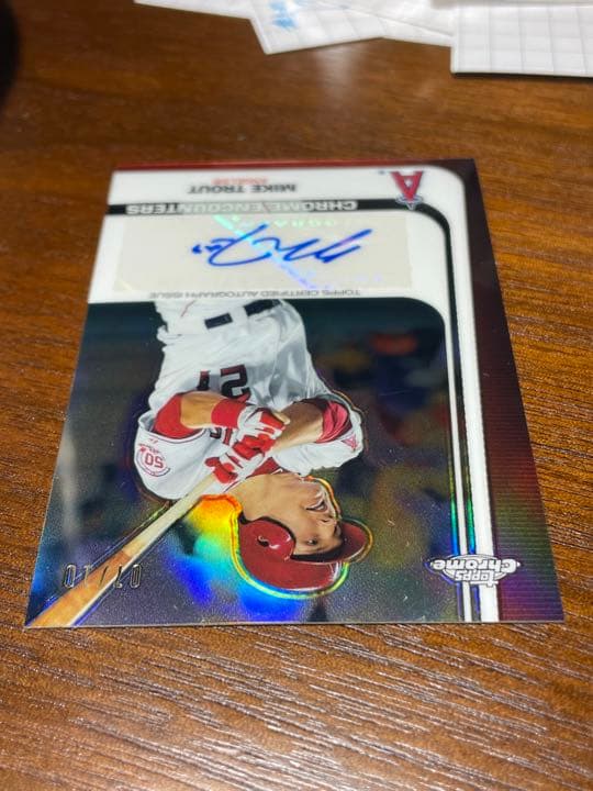 2012 Topps Chrome Mike Trout 10枚限定直筆サイン