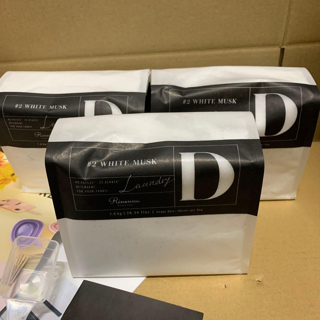 新品　Rinenna #2（リネンナ）詰め替え用 粉末洗剤 1kg×3個
