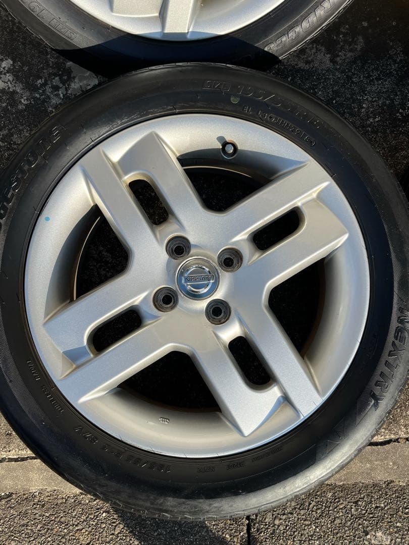 【送料無料】ホイール&タイヤ★4本セット★16インチ★日産キューブ★純正品