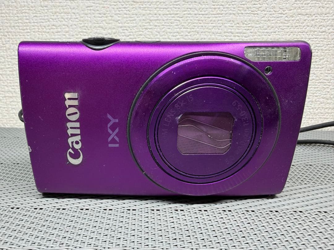 Canon IXY パープル PC1676 デジカメ 動作未確認品