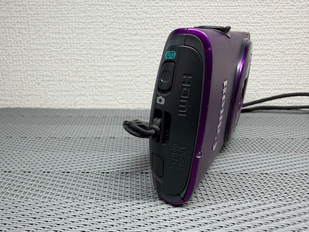 Canon IXY パープル PC1676 デジカメ 動作未確認品