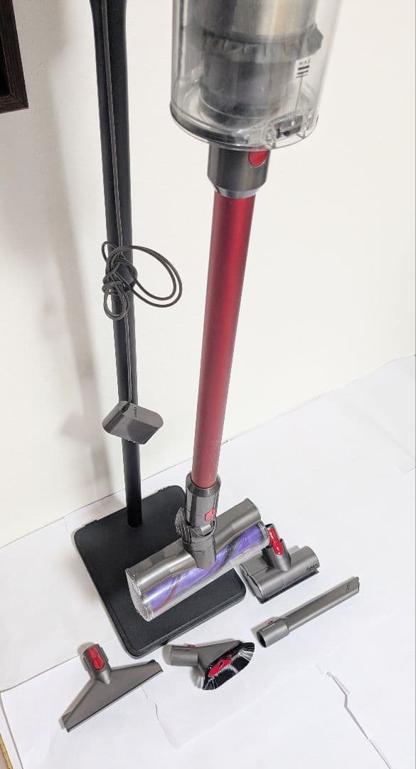 【45分稼働】ダイソン掃除機V10 スタンド付き　⑫