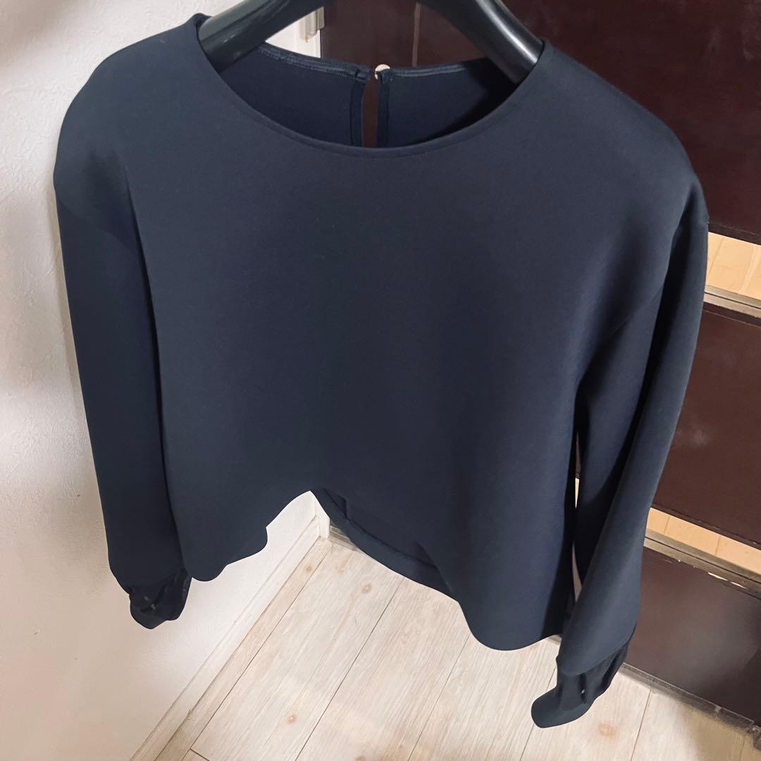 新品☆ ANAYI ダブルジャージー袖シアープルオーバー/セオリー、23区、ロペ