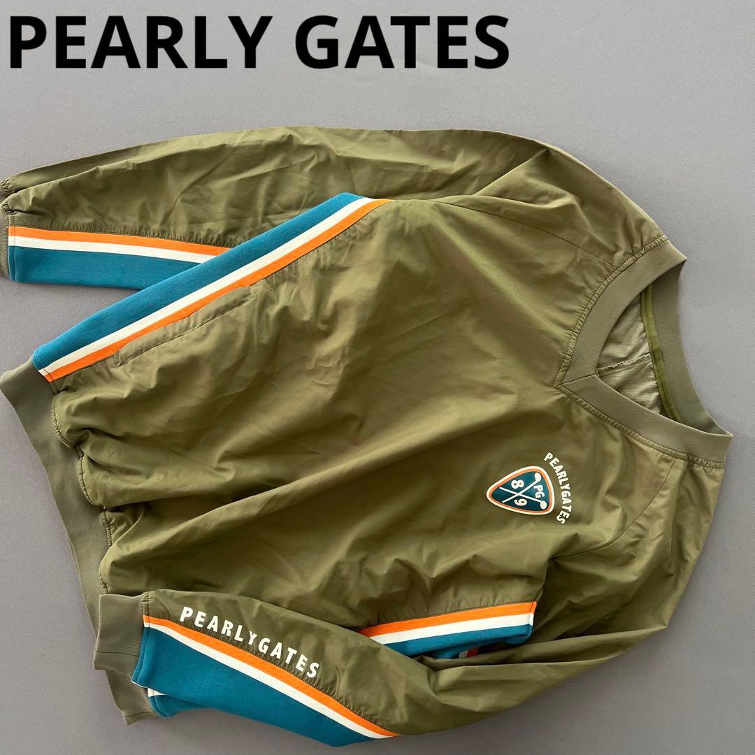 PEARLY GATES パーリーゲイツ　スニード　プルオーバー　カーキ　2 L