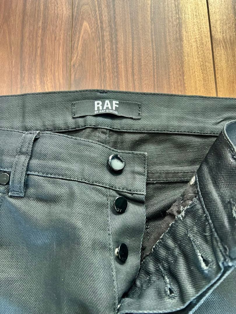 Raf by raf simon’s coating waxed denim