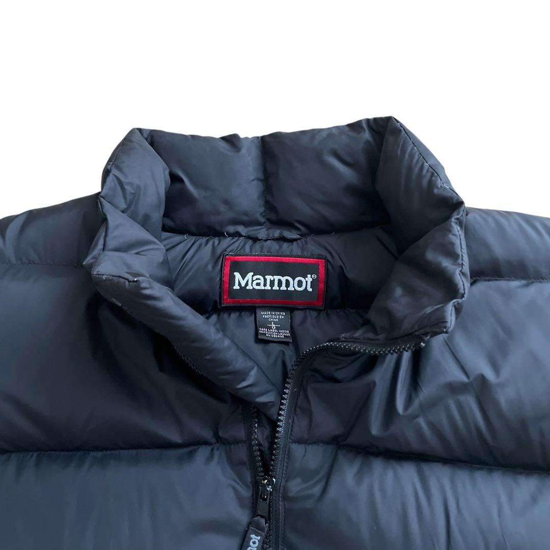 美品 90s ビンテージ MRMOT ダウンベスト ブラック L 刺繍ロゴ