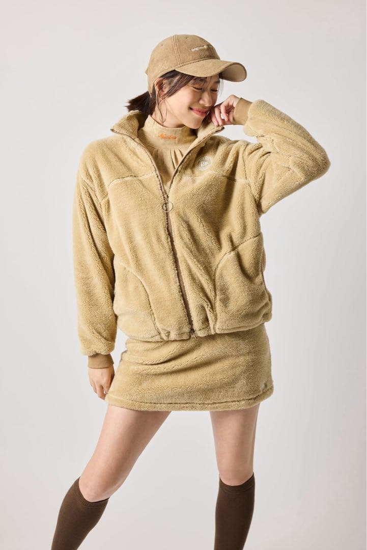 ニューエラ NEWERA レディース ボアフリース セットアップ ゴルフウェア