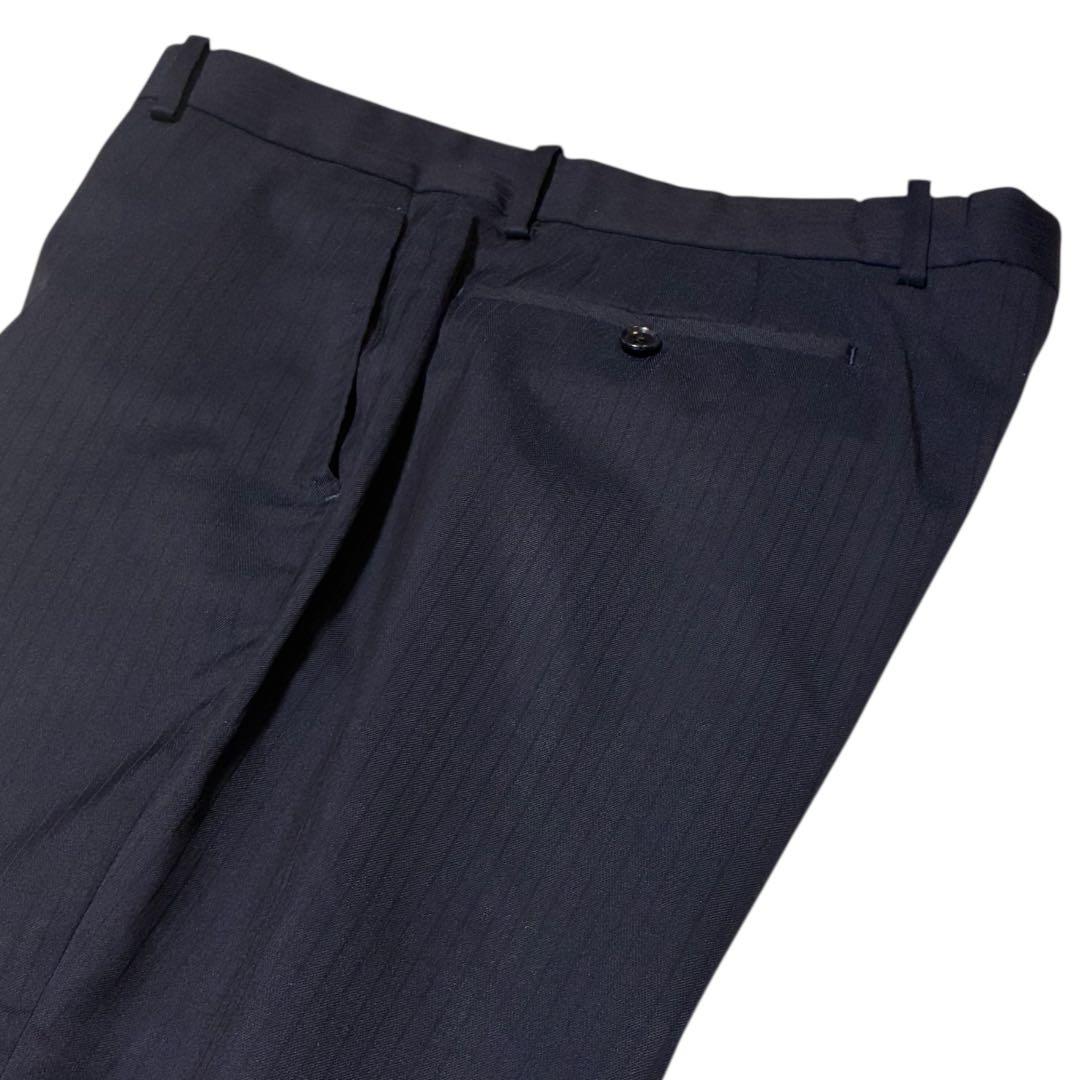 ORIHICA 3ピース リバーシブルベスト スーツ ネイビー A6