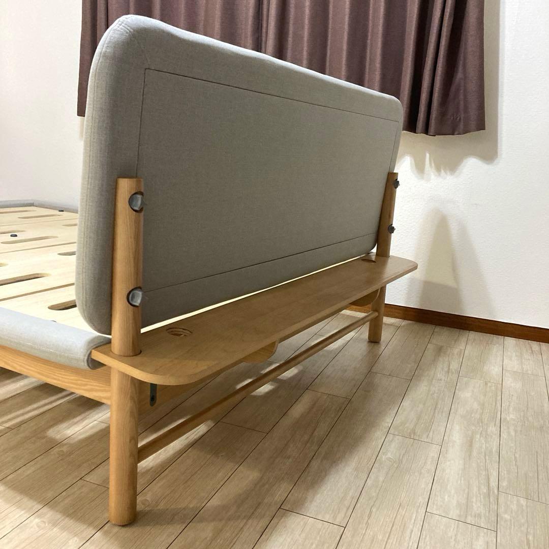 【自社配送エリア内限定販売】Koalaファブリックベッドフレーム/ダブルサイズ