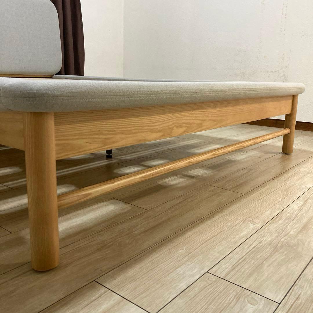 【自社配送エリア内限定販売】Koalaファブリックベッドフレーム/ダブルサイズ