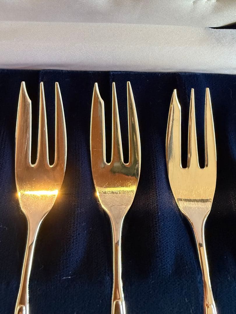 徳力本店 Silver Wing 銀製スプーン＆フォーク 各6本セット 箱入り