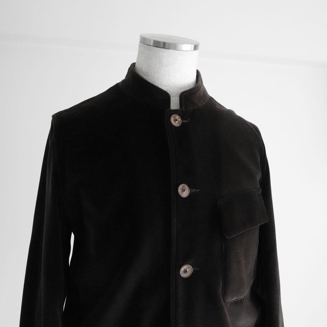 【極美品】H.S. Equipment コットンベロア　マオカラージャケット