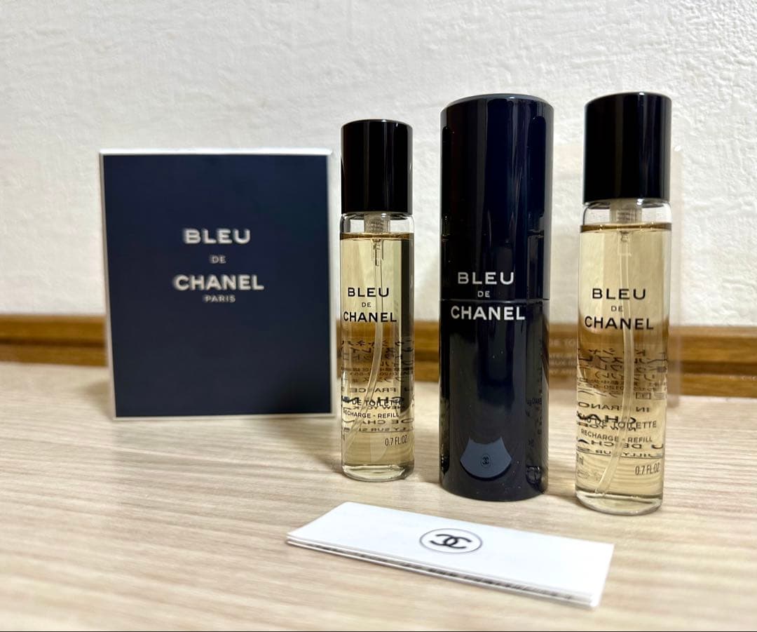 新品☆ CHANEL香水 ブルー ドゥ シャネル オードゥ トワレ　携帯スプレー