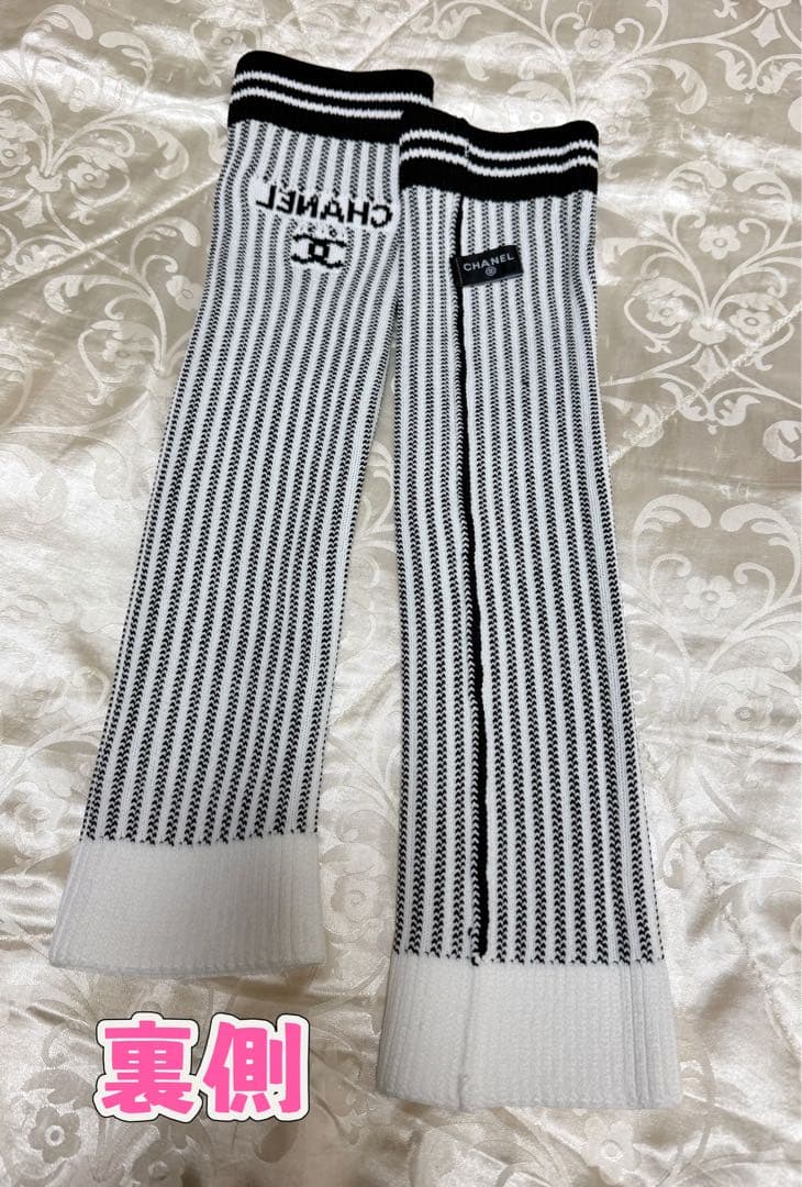 ⭐️新品⭐️CC 24C レッグウォーマー ゲートル ココマーク リブニット