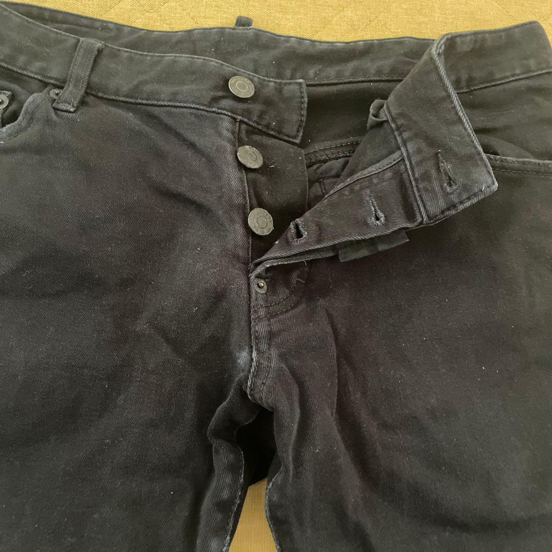 【DSQUARED2】スキニーデニム 52 ブラック