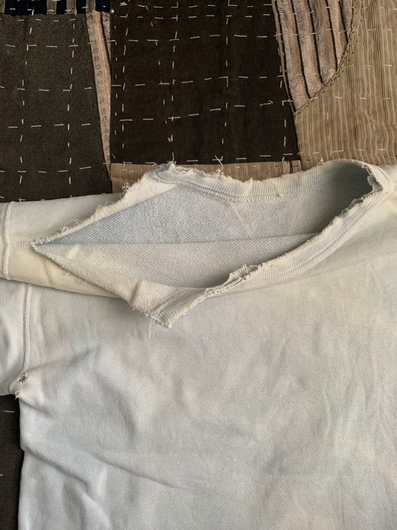 雰囲気系 50s 前V vtg スウェット USA製 ダメージ ボロ ビンスエ