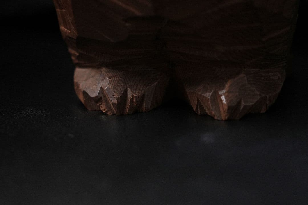 【マッドハニー】柴崎重行 木彫り熊