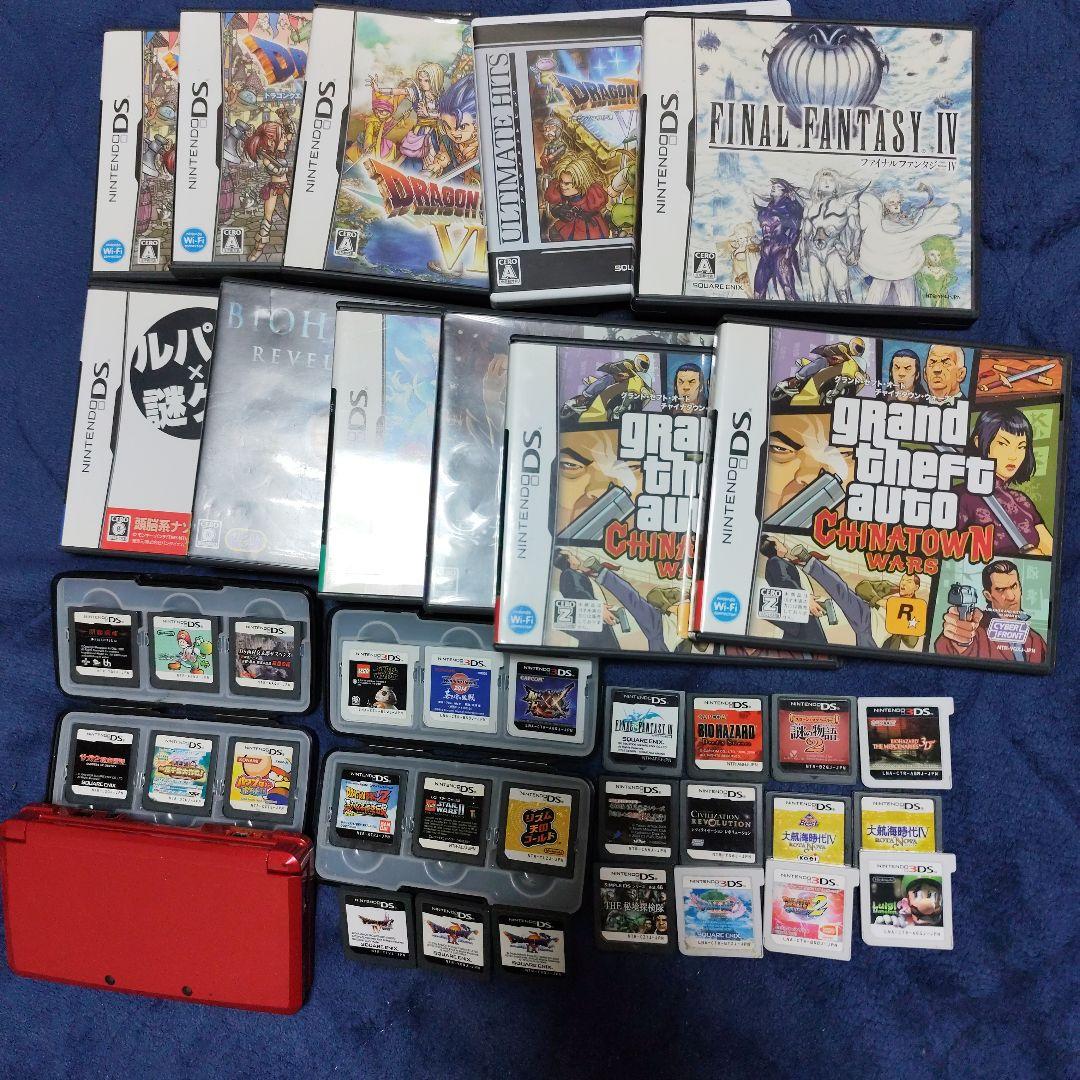 ニンテンドー3DS 赤 本体とゲームソフトセット