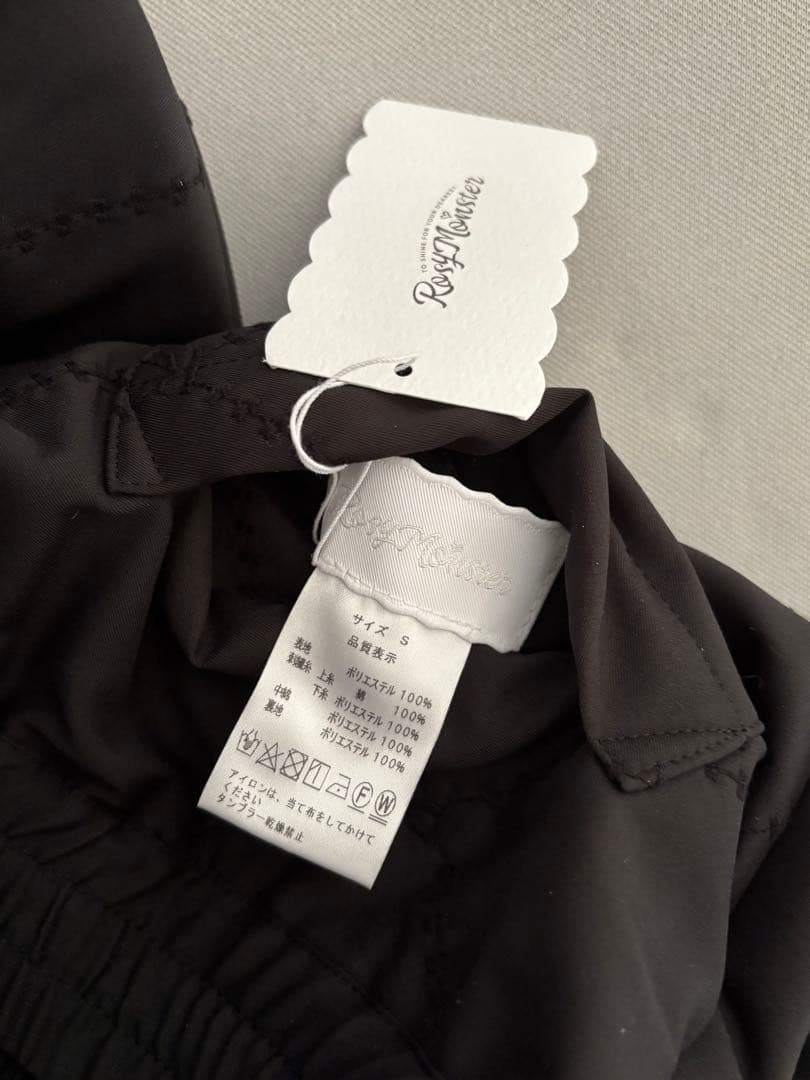 【美品】RM heart quilting pants ブラック