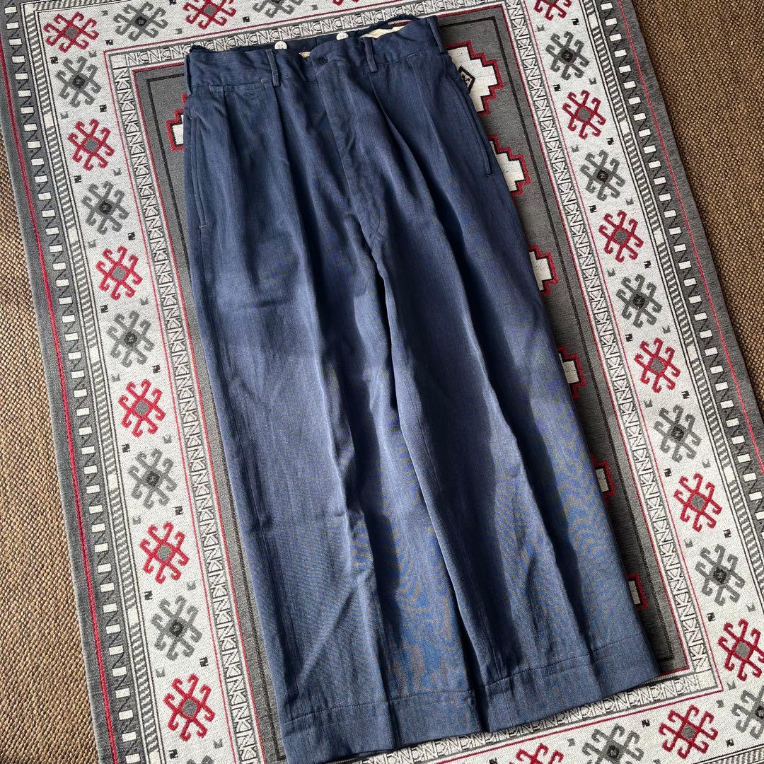 50s レーヨンスラックス ギャバジン vintage 極太 60s usa製