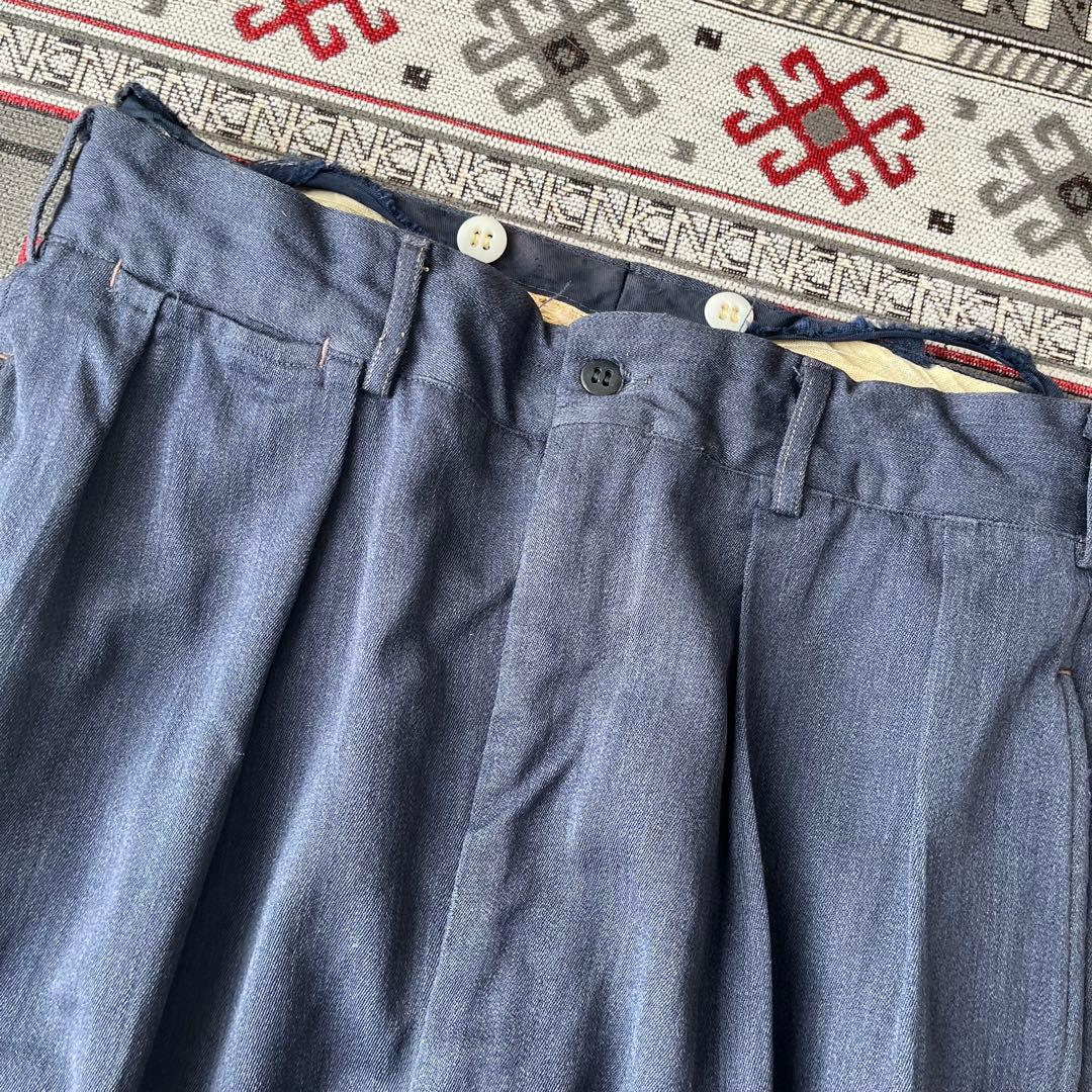 50s レーヨンスラックス ギャバジン vintage 極太 60s usa製