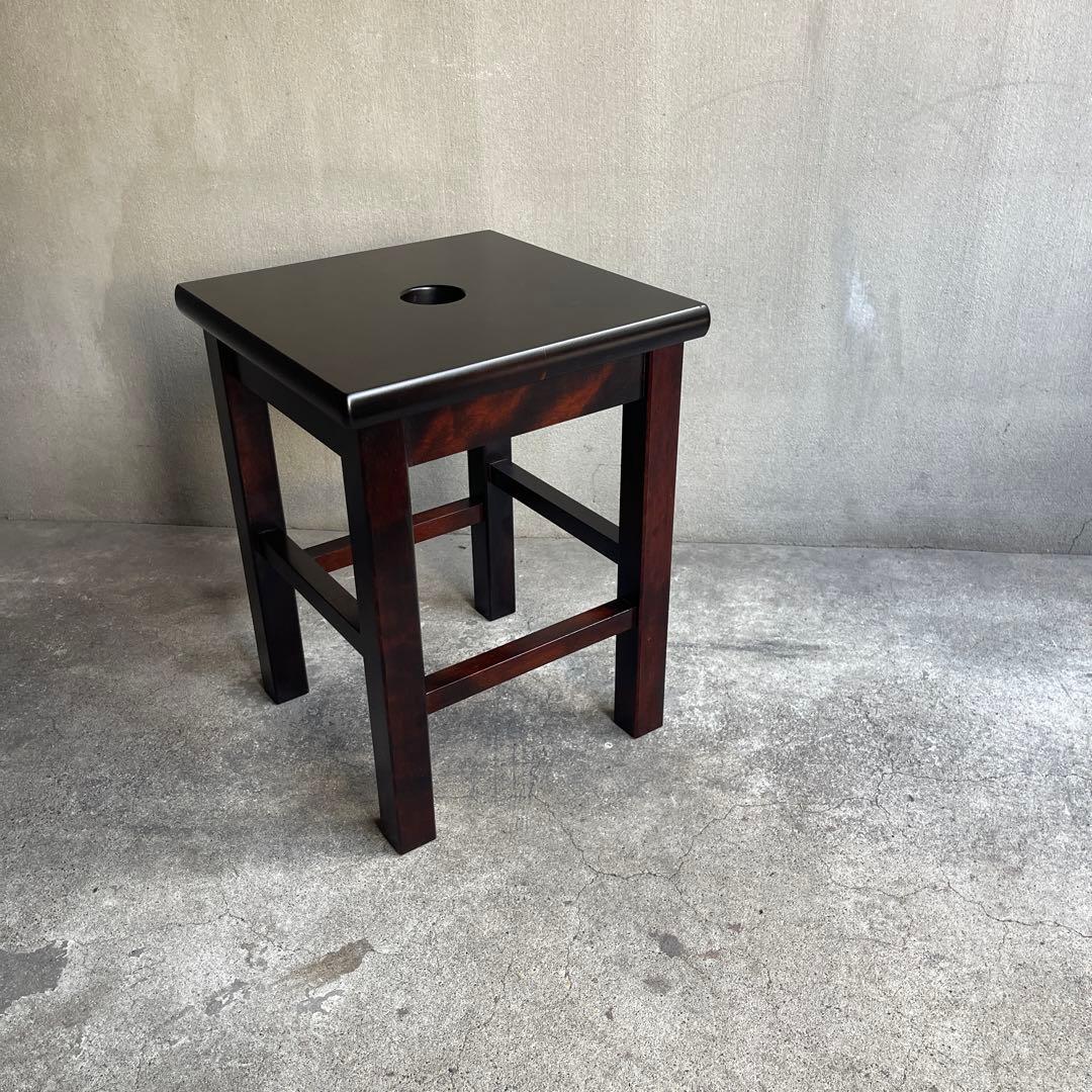 北海道民芸家具　樺材スツール　オールドヴィンテージ