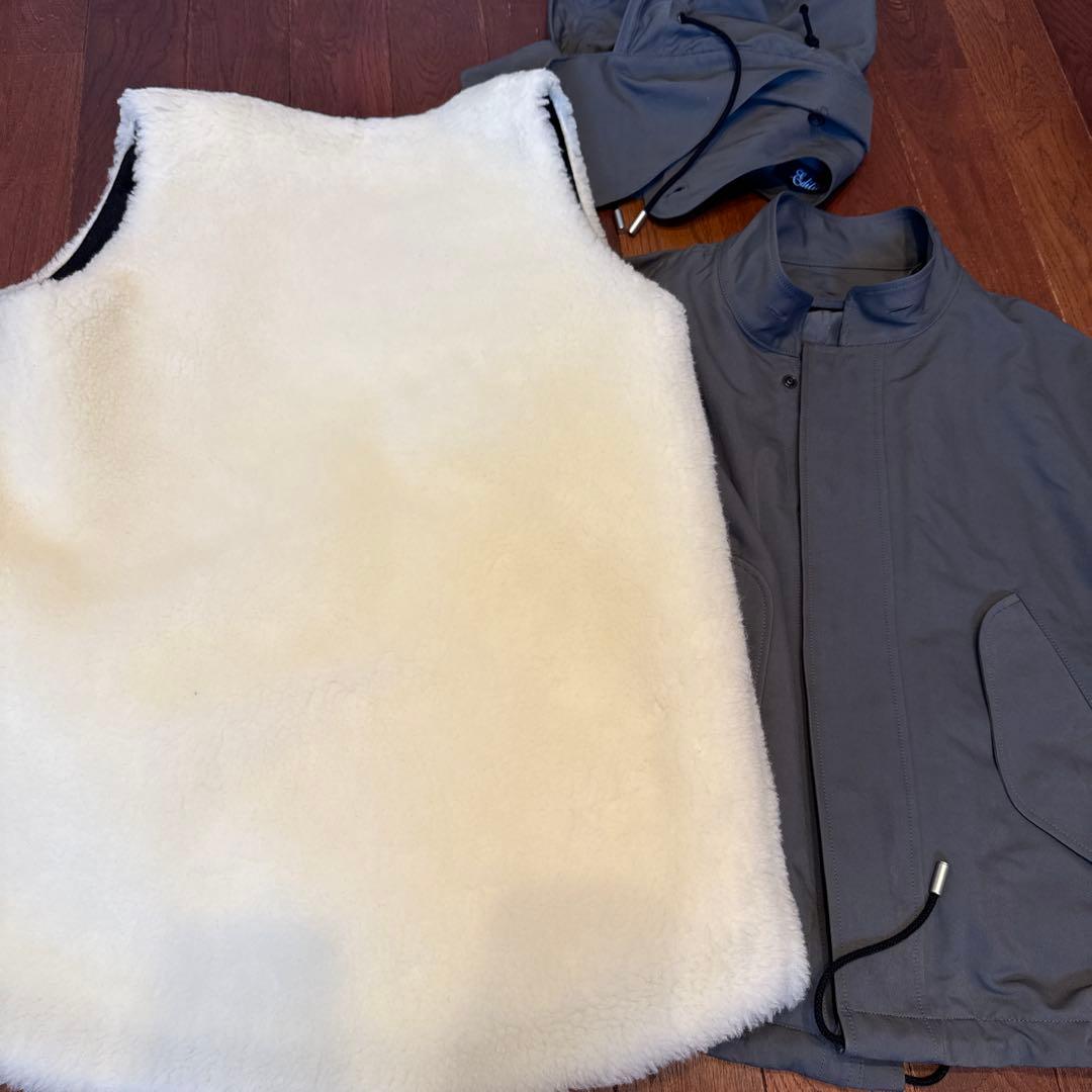 THE RERACS コート(ライナー付き)グレー系38