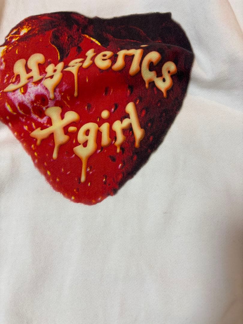 X-girl × HYSTERIC GLAMOUR スカルベリー パーカー