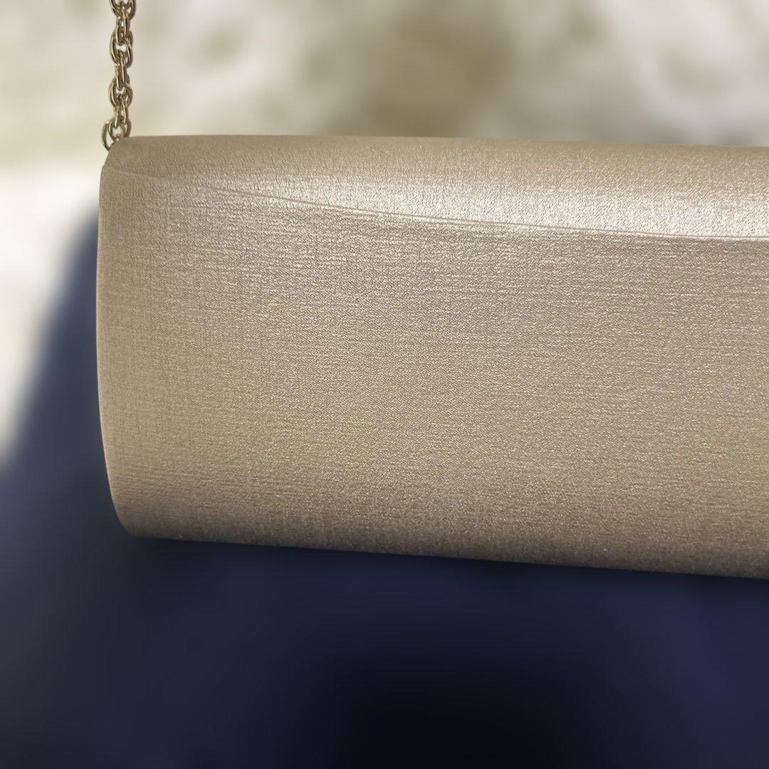 【未使用級】現行　岩佐（SHINCA）　メロウ　サンドベージュ　パーティーバッグ