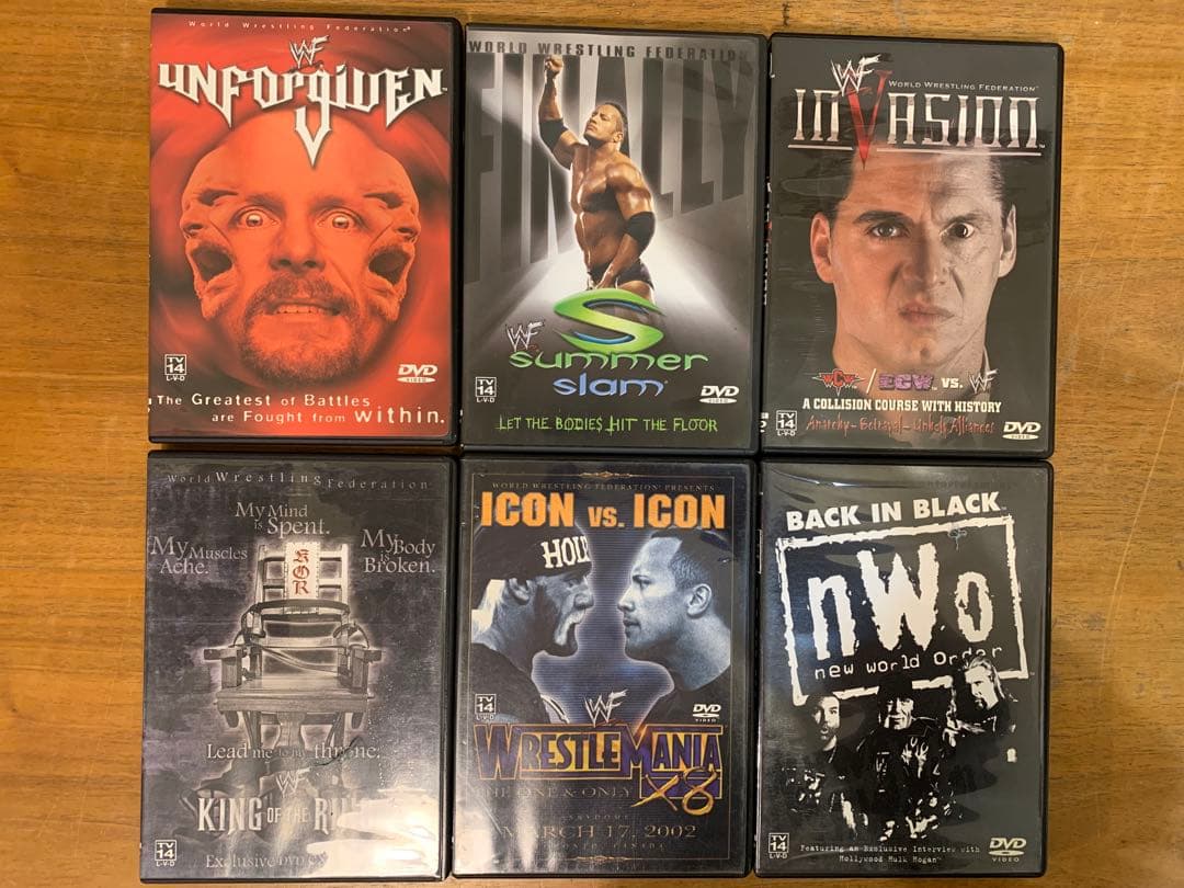 N1214-03★DVD WWE アンフォーギヴェン / RUMBLE