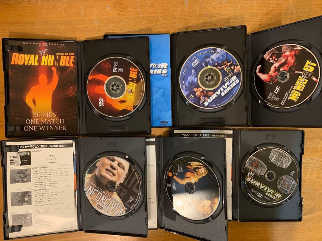 N1214-03★DVD WWE アンフォーギヴェン / RUMBLE