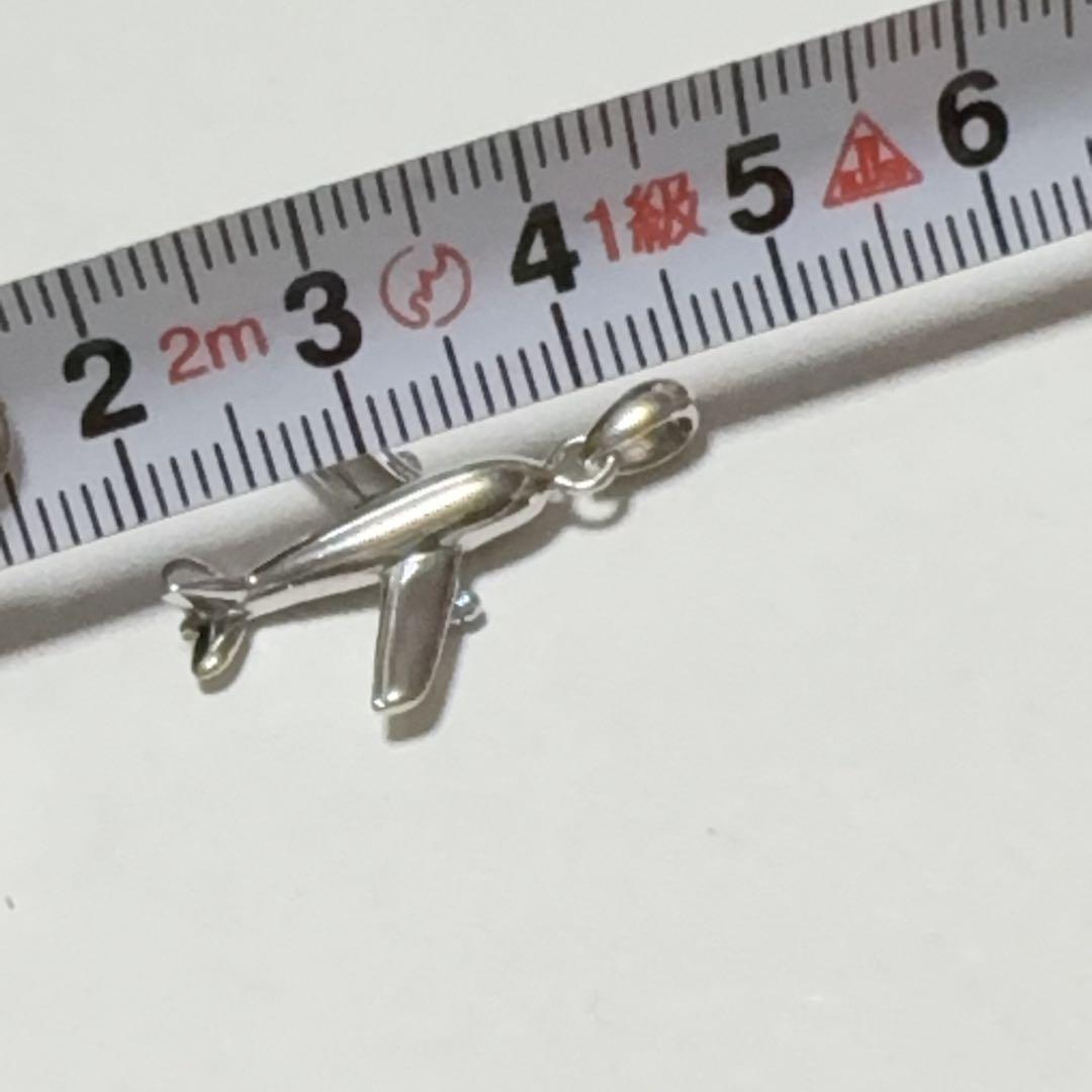 MIKIMOTO ミキモト パール ペンダントトップ　飛行機 JAL シルバー製