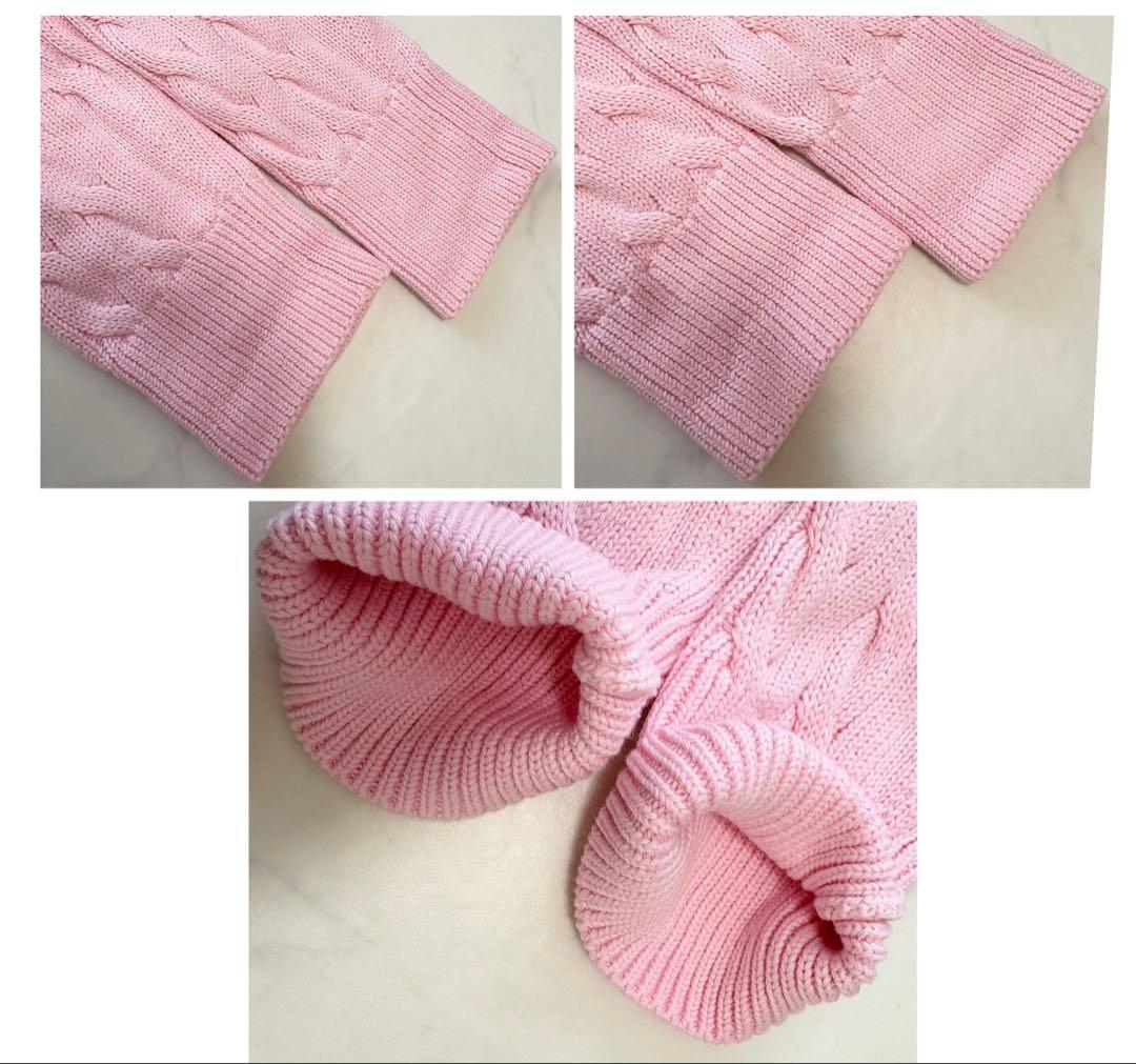 ポロ ラルフローレン コットン ニット ケーブル カーディガン 大人気✨極美品