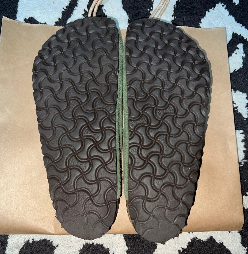 靴 BIRKENSTOCK BOSTON OLIVE GREEN 40 26cm