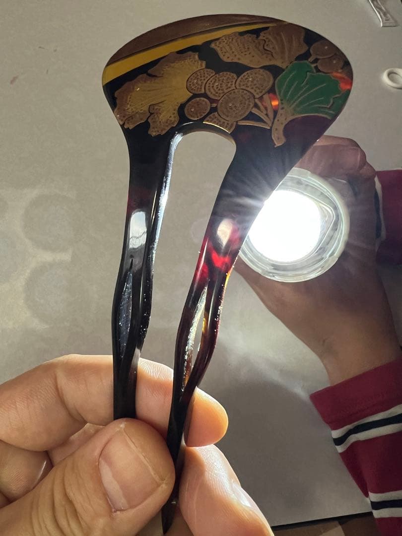 べっ甲　櫛　かんざし　鼈甲　ほんべっ甲　鼈甲細工　保証書付　髪飾り