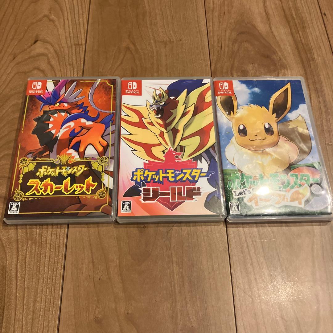 ポケモン　Switch シールド　スカーレット イーブイ　まとめ売り