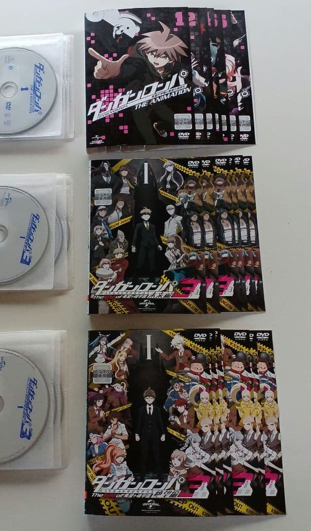 アニメ　DVD　ダンガンロンパ　3シリーズ　全19巻セット
