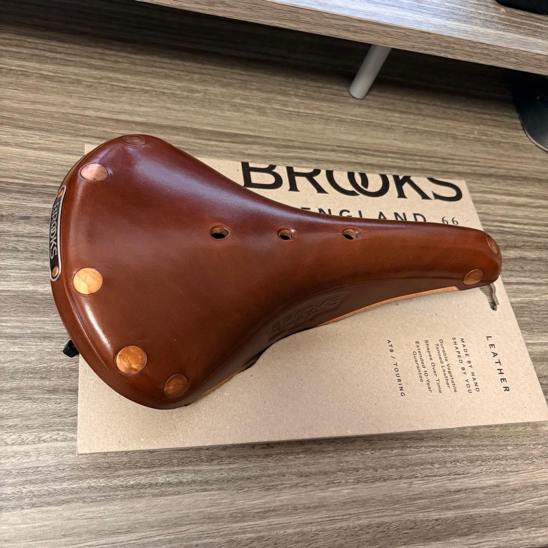 【新品未使用】Brooks レザーサドル B17 スペシャル チタン ブラウン