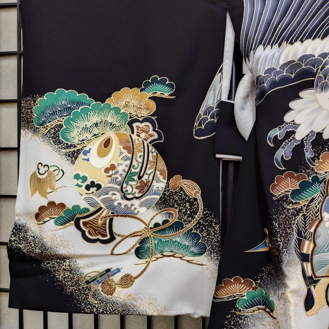 おしゃれで粋な男宮参り着物在庫処分08