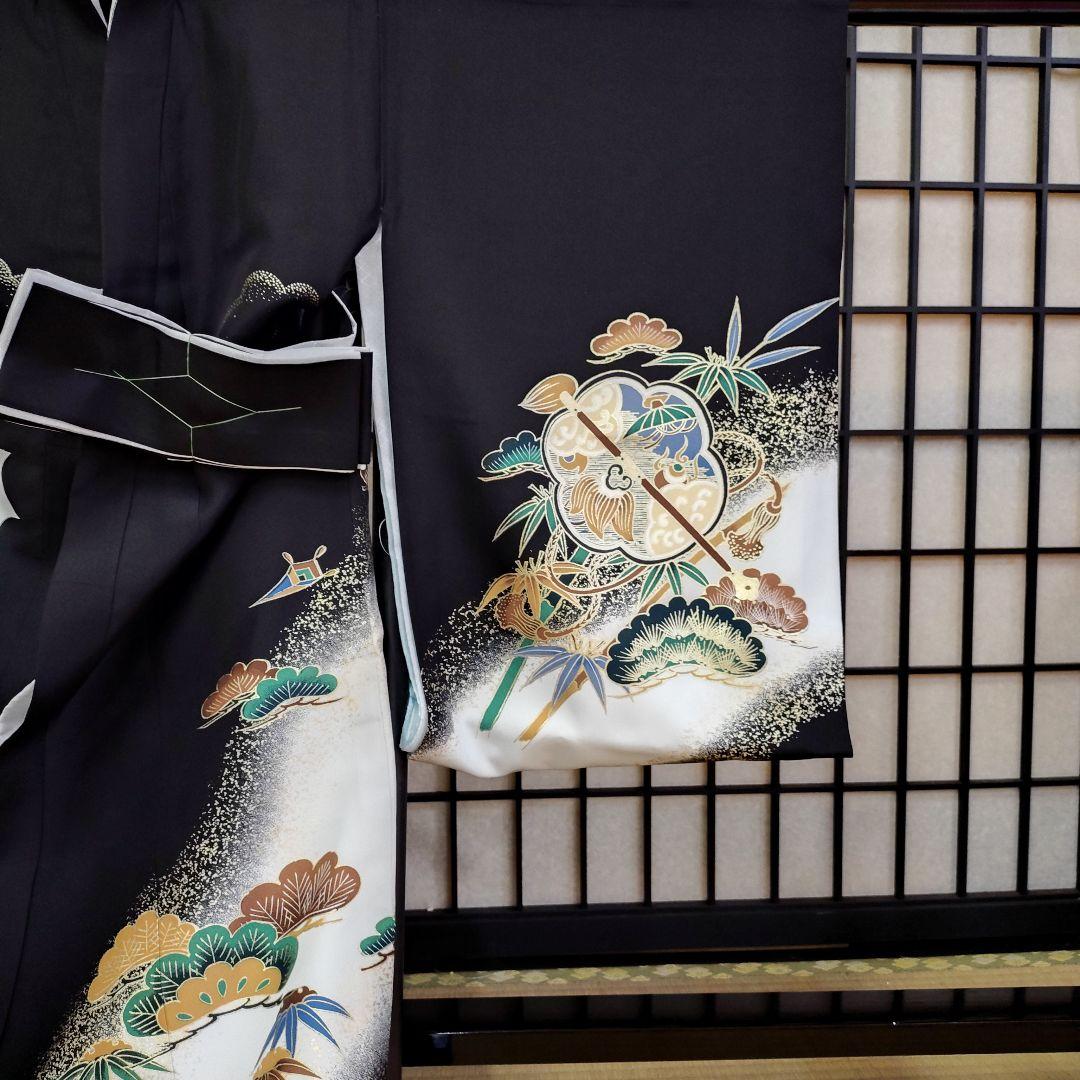 おしゃれで粋な男宮参り着物在庫処分08