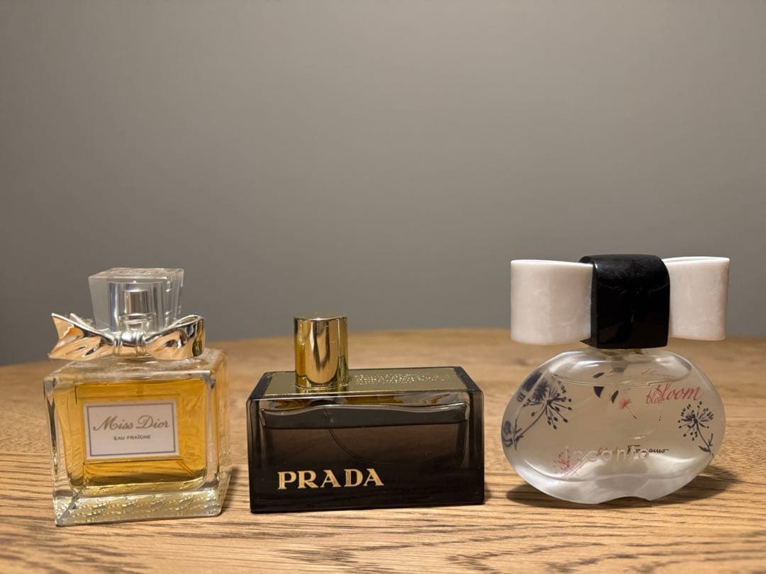 Miss Dior & Prada & Ferragamo 香水セット