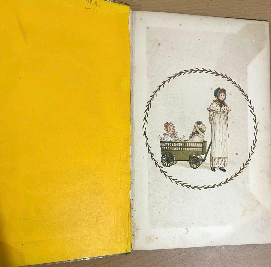 NO371 稀少 古書 アンティーク 洋書 絵本　ケイト グリーナウェイ