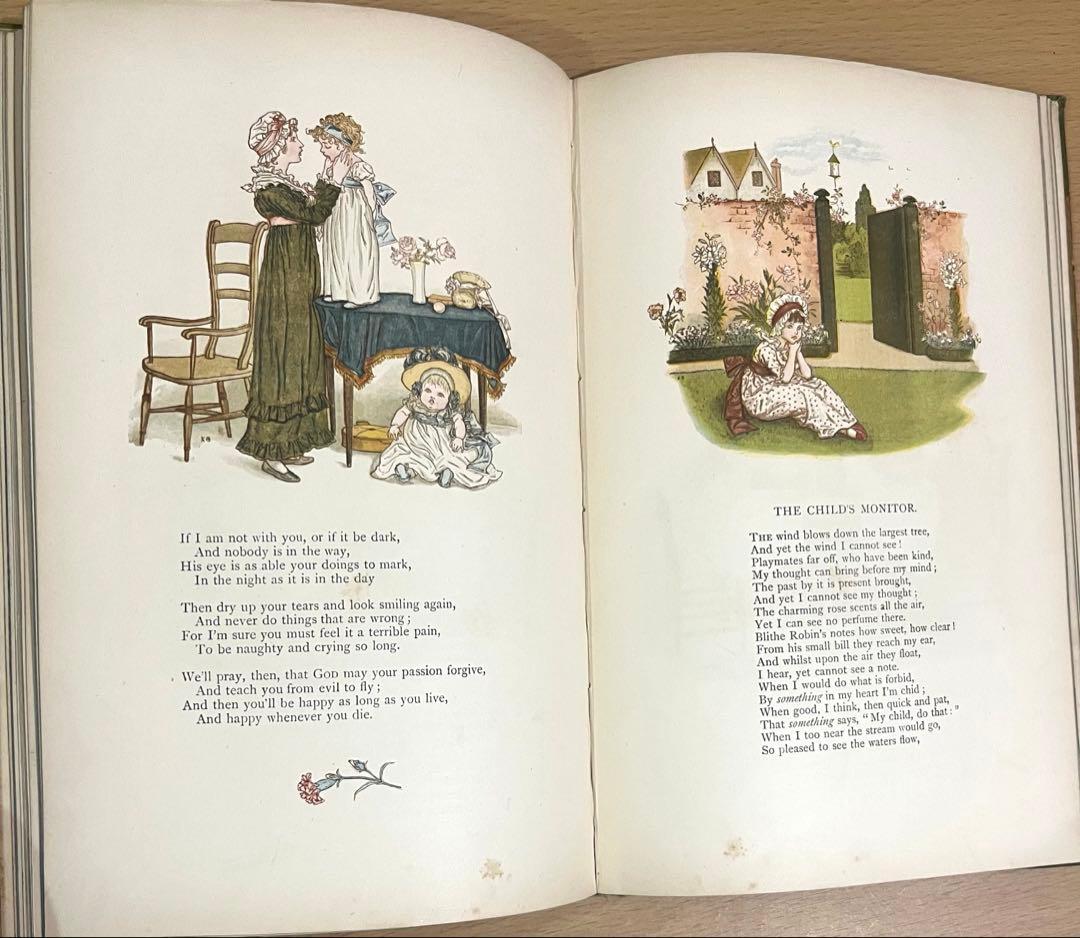 NO371 稀少 古書 アンティーク 洋書 絵本　ケイト グリーナウェイ