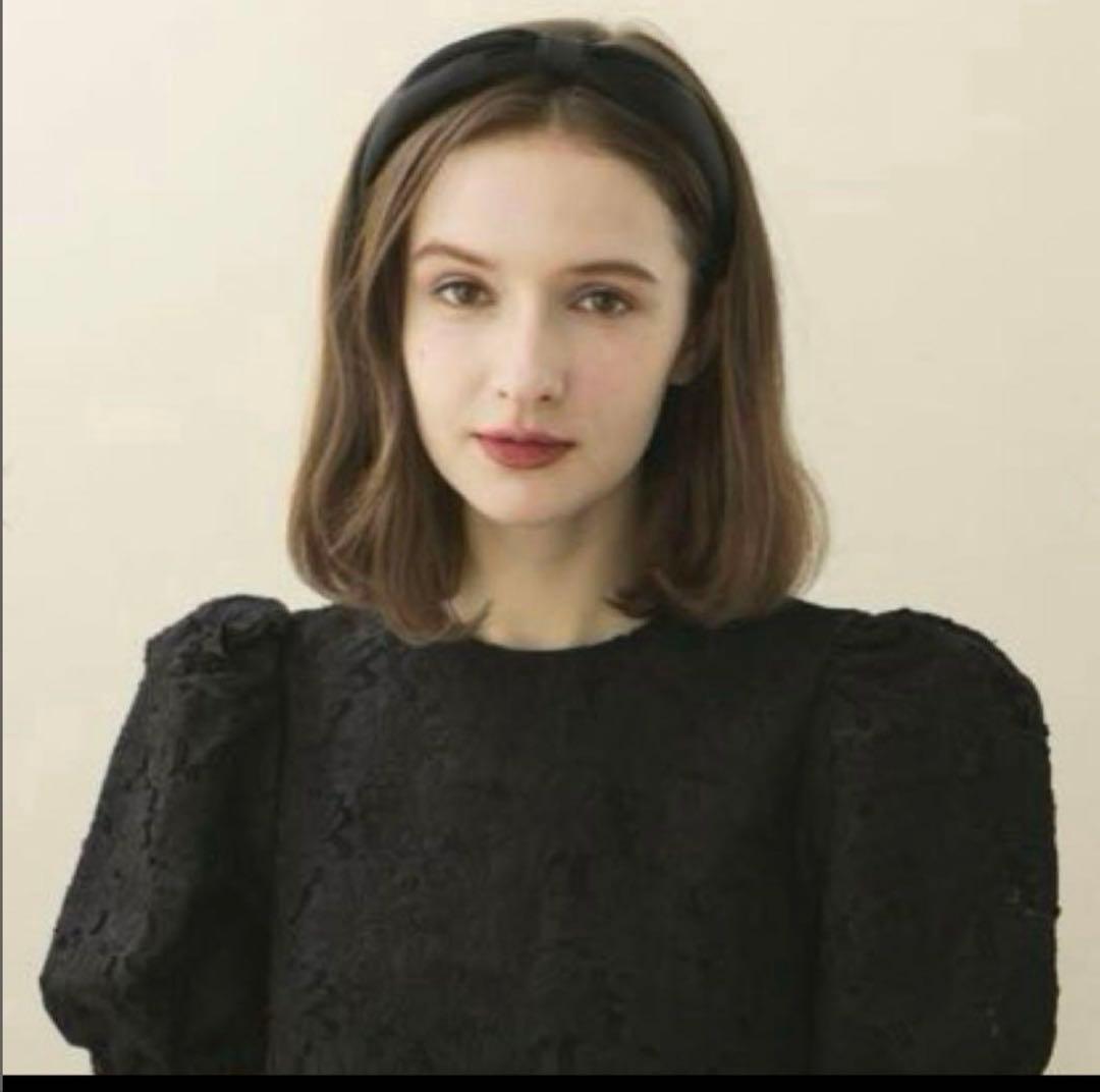 アレクサンドルドゥパリ　リボン　サテン　カチューシャ