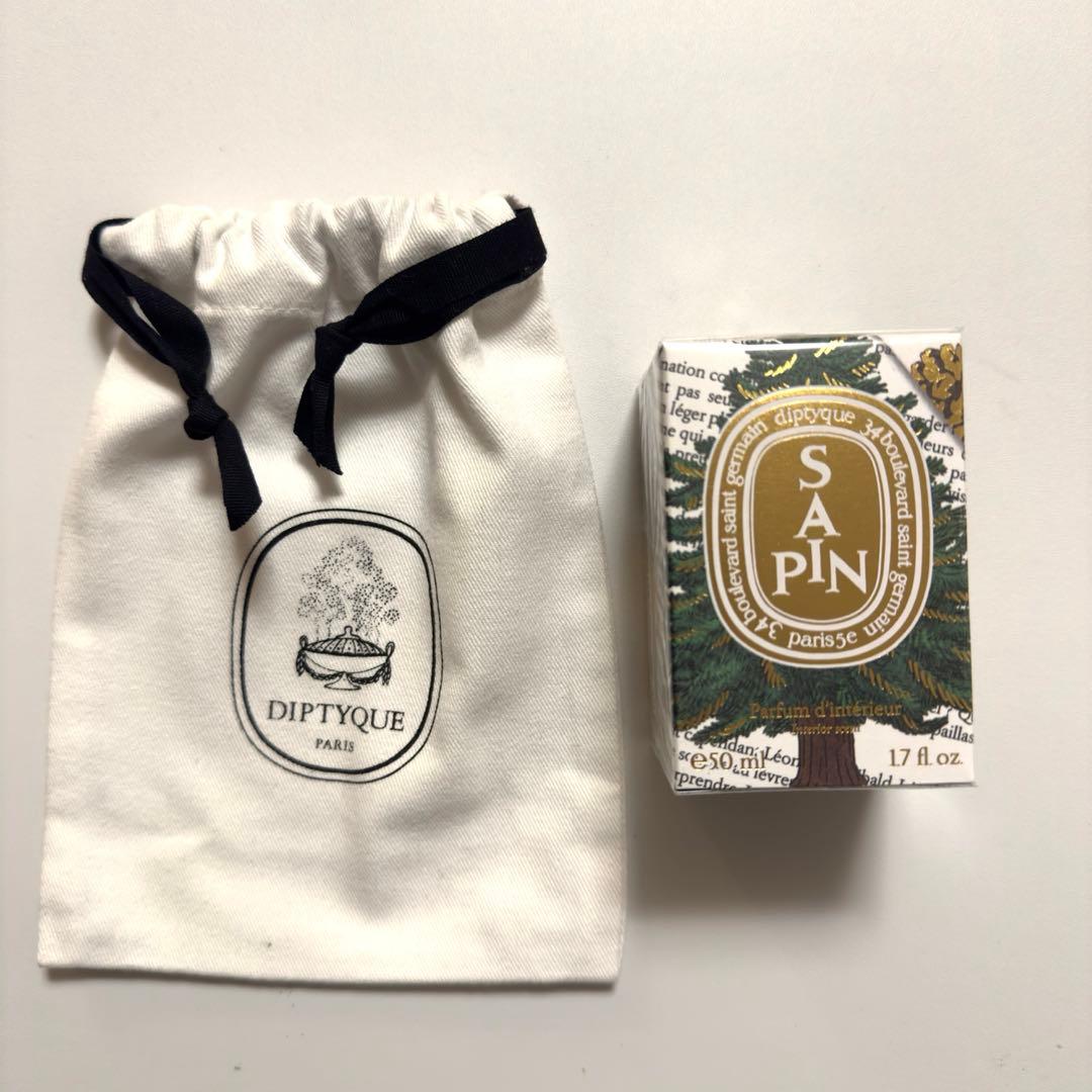 【Diptyque】 Sapin ルームスプレー 50ml 布袋付き