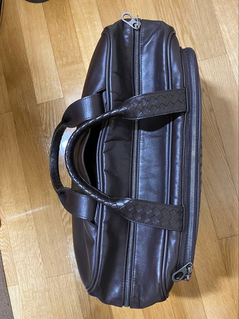 BOTTEGA VENETA ビジネストラベルバック キャリーケース通し 茶色