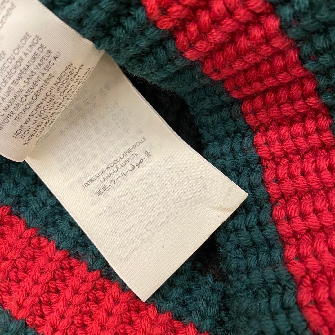 未使用級✨ GUCCI ウール100％ ビーニー ニット帽 定価42900円
