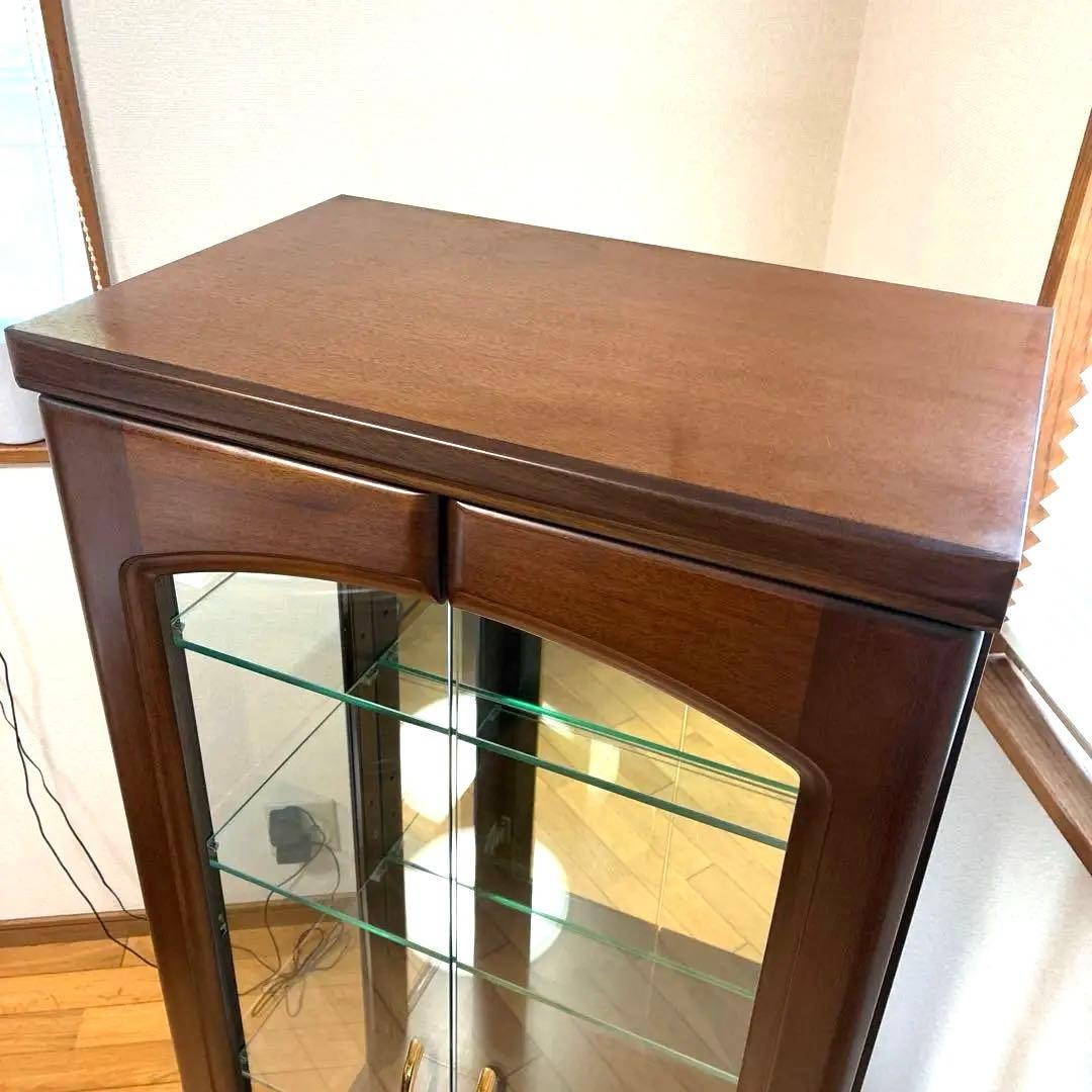 キュリオケース 木製ガラス コレクションボード