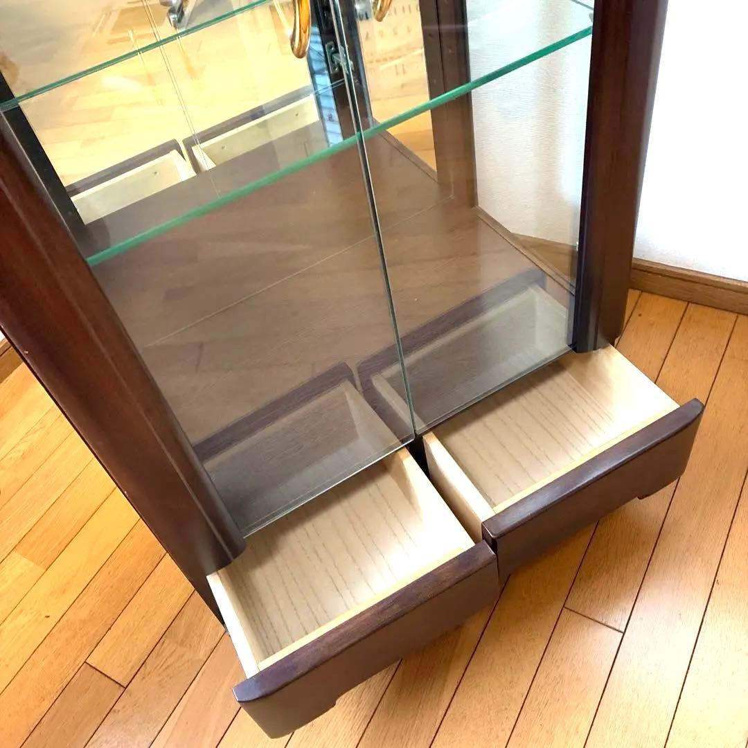 キュリオケース 木製ガラス コレクションボード